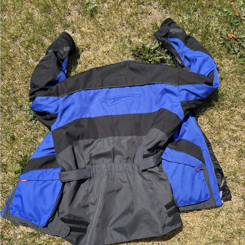 Teknic Blue and Black motorcycle Jacket